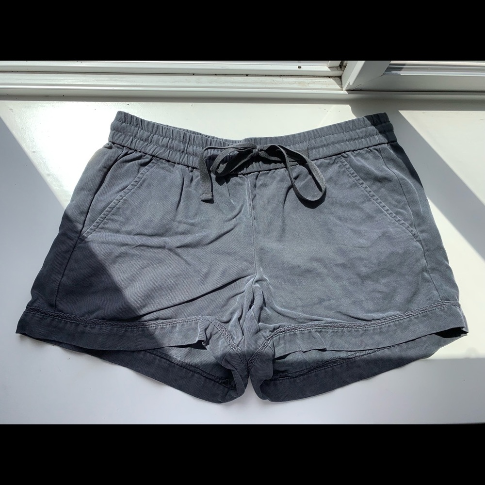LOFT grey drawstring shorts